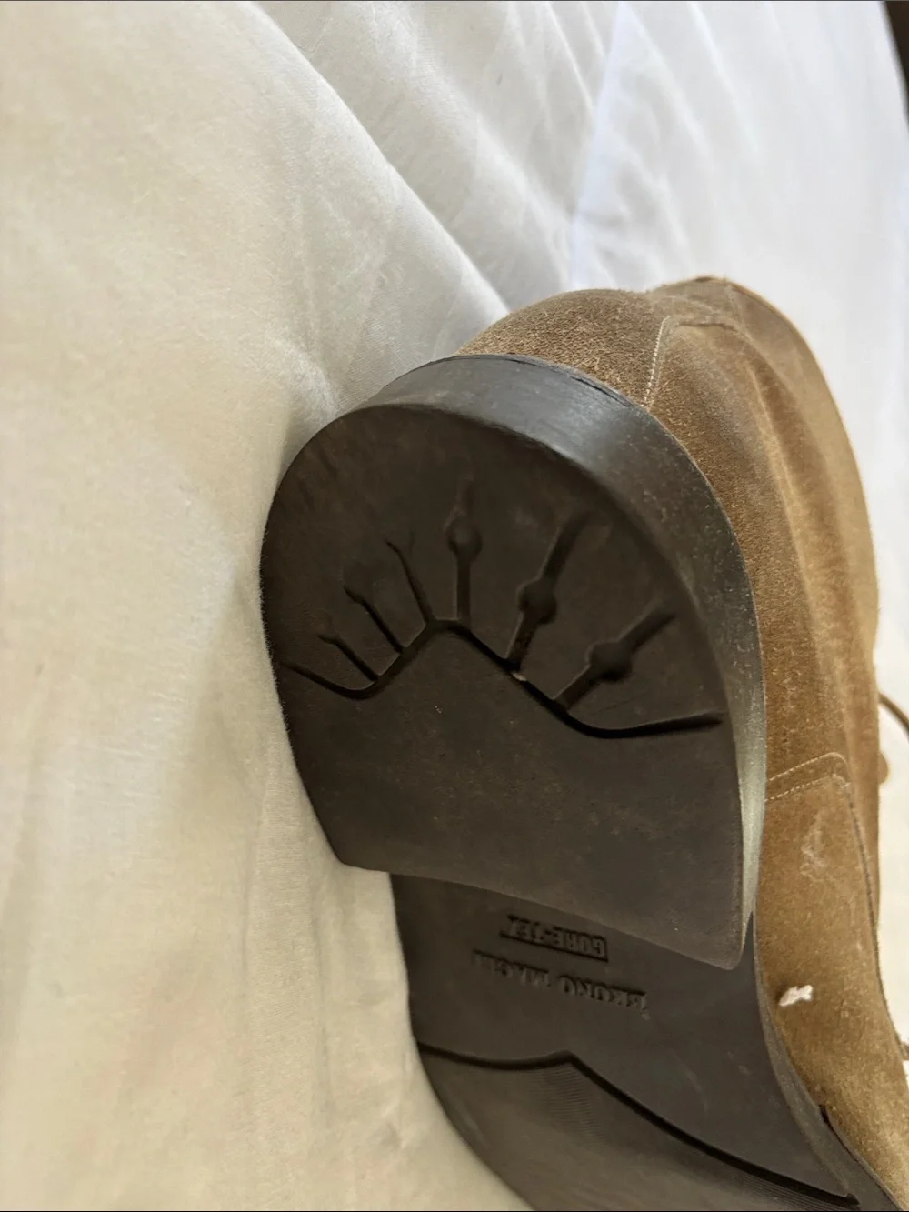Bruno Magli Men’s Beige Suede Desert Chukka Boots Size 10.5 Made in Italy